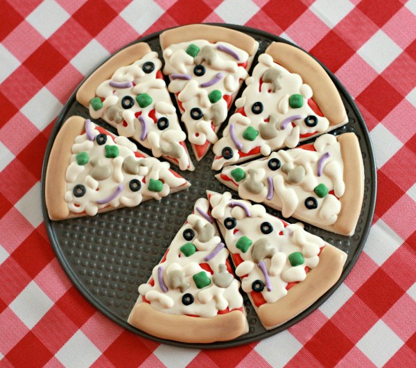Pizza Cookie source : Sugarbelle